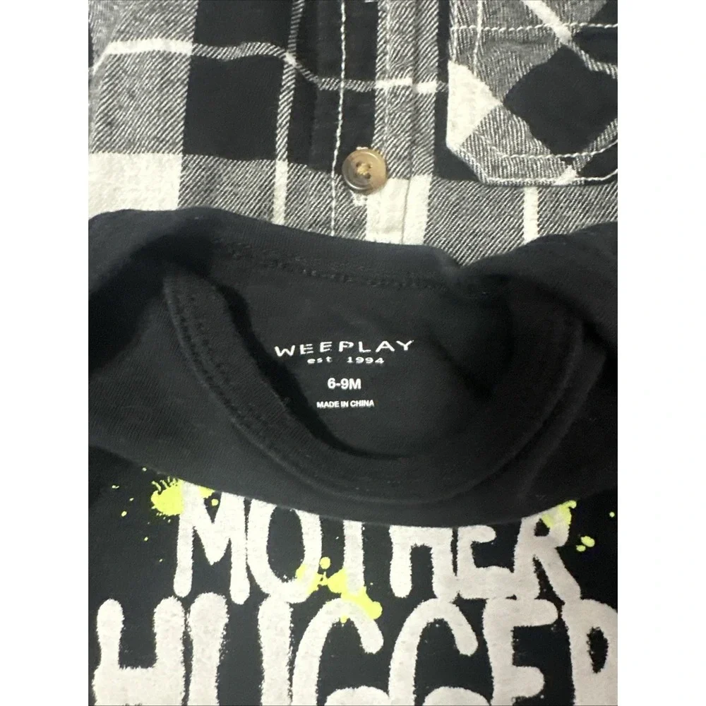Baby Boy LOT 8 items ! Corduroy Overalls- Flannel -Pants Shirts! Various Sizes!